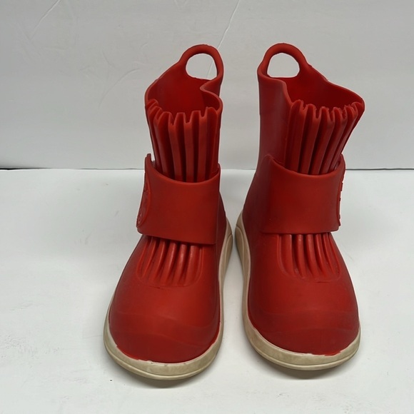 Butler Emporer Kids Adjustable Slip on red Overboots for Rain and Snow s 9/10/11 - Picture 6 of 6